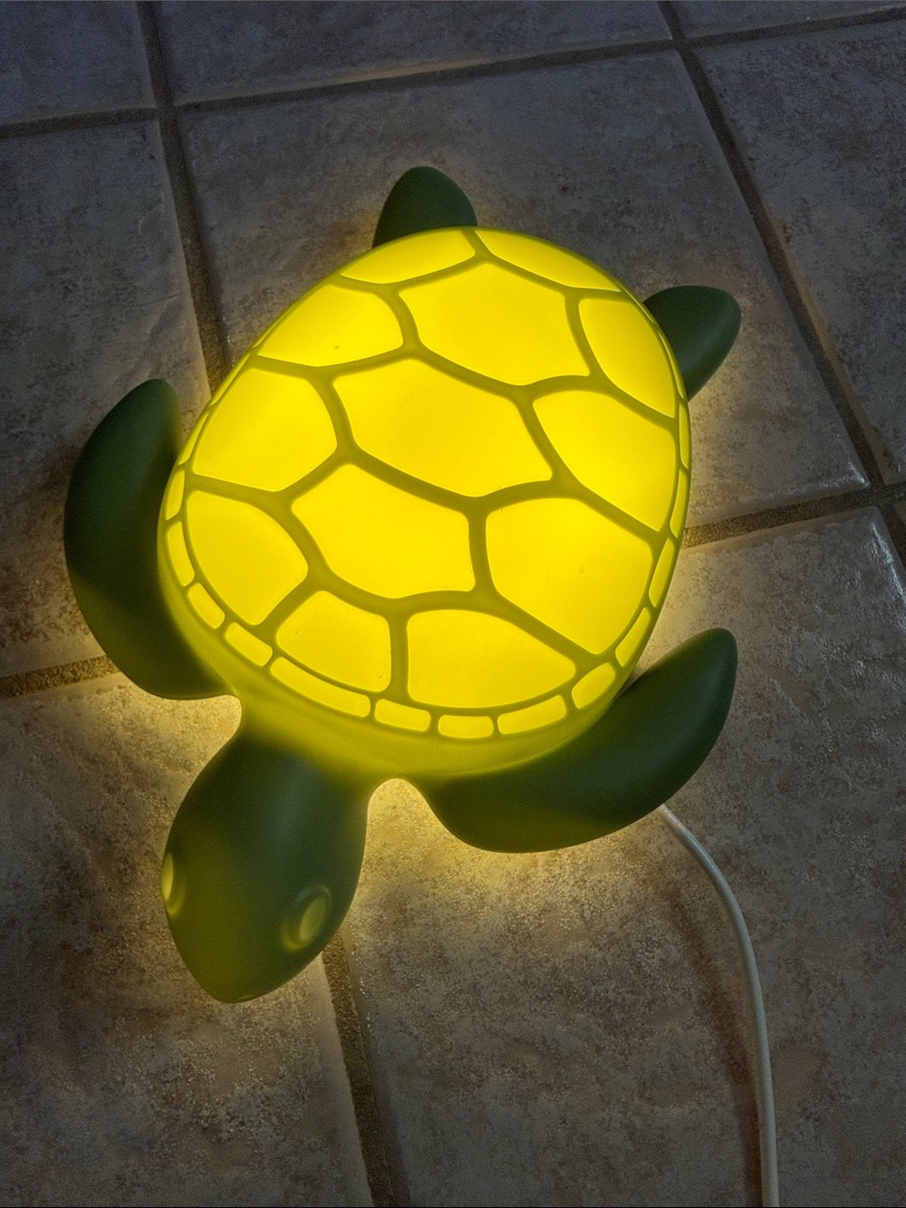 IKEA wall plastic lamp BLÅVINGAD
LED turtle green
